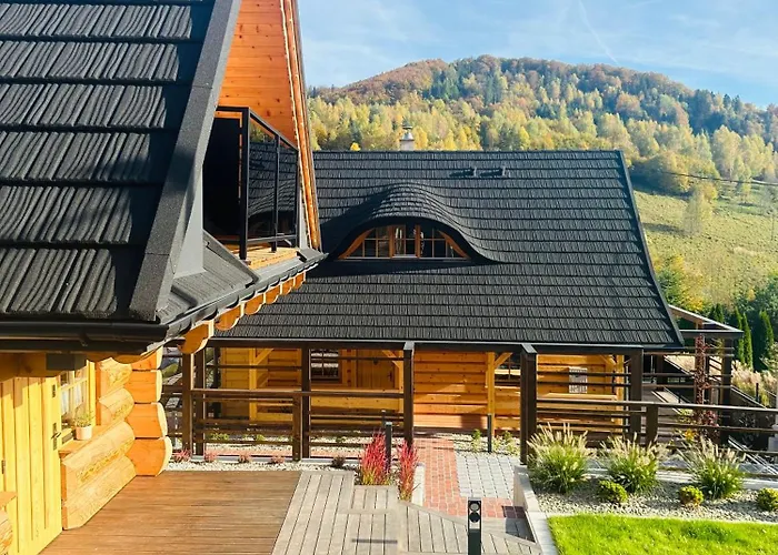 דירה Stylowe Beskidy - Luksusowe Z Saunami I Jacuzzi *